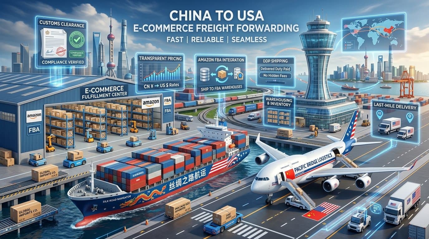 China to USA Freight Forwarders: Top 10 Services for E-Commerce Brands