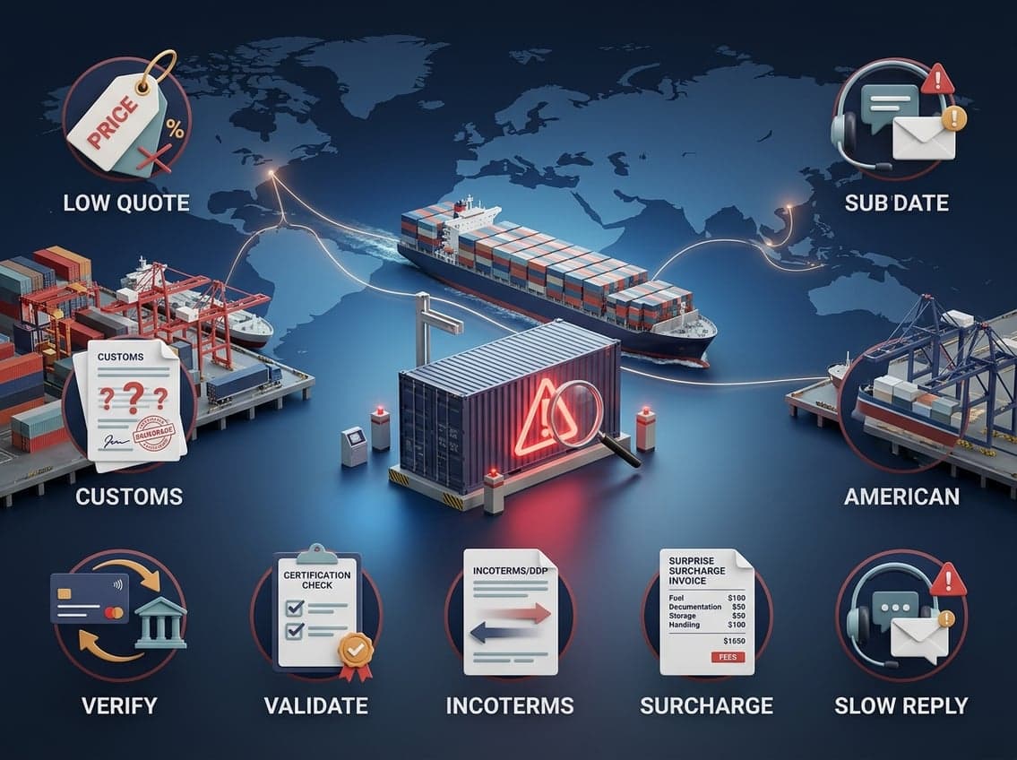 Freight Forwarding Red Flags: 7 Warning Signs to Watch for in China to USA Shipping