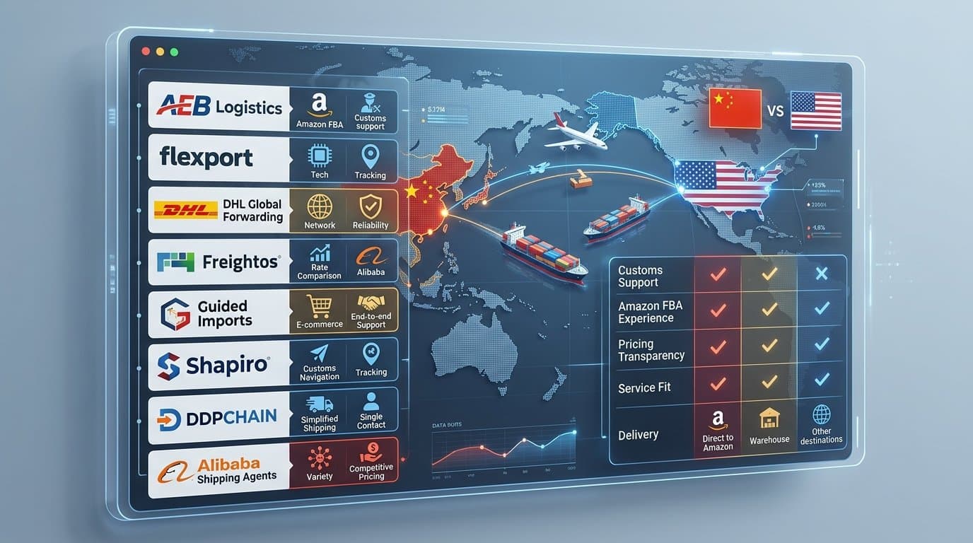 Top 8 Freight Forwarders for Alibaba Imports to the USA: Complete 2026 Comparison Guide