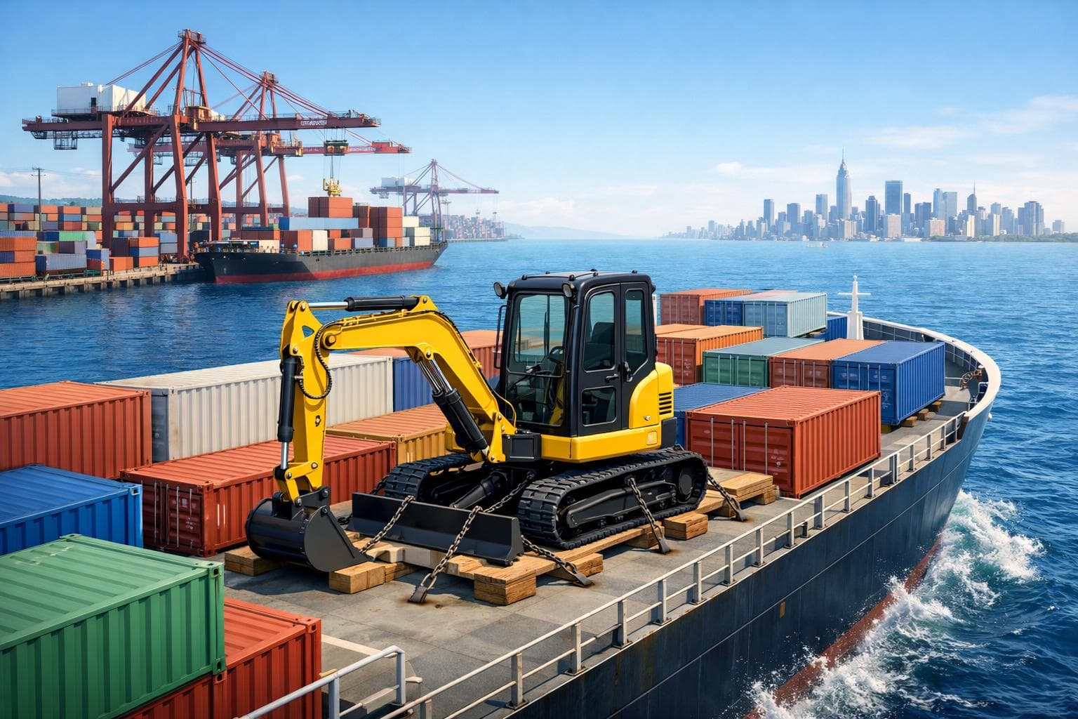 Mini Excavator Shipping China to USA: Complete Import Guide