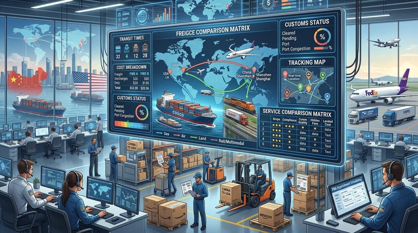 Freight Forwarding Services: Comparing China–USA Providers