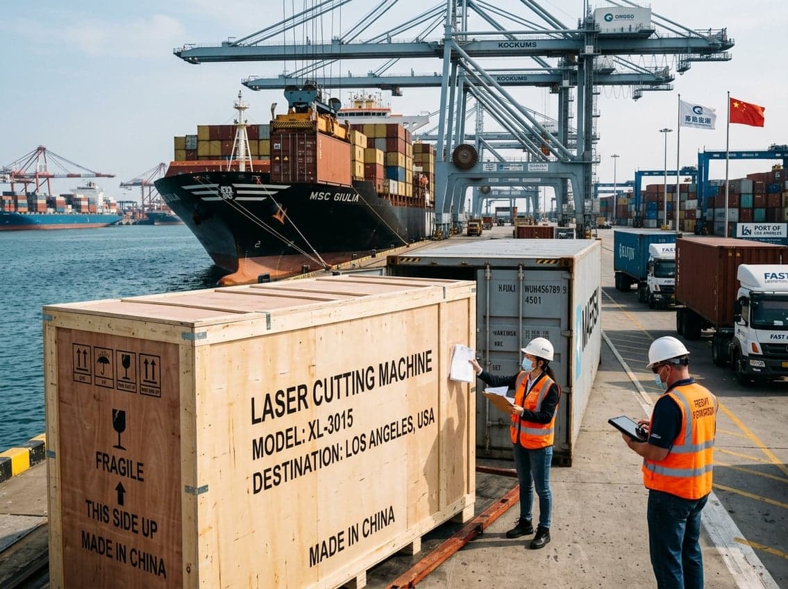 China to USA Ocean Freight Case Study: End-to-End Logistics Execution for Industrial Machinery