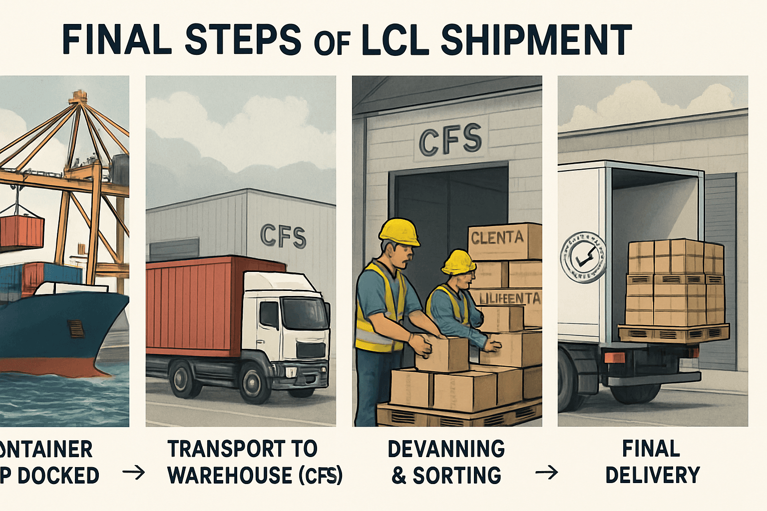 LCL Shipments: What Happens After Arrival at Port
