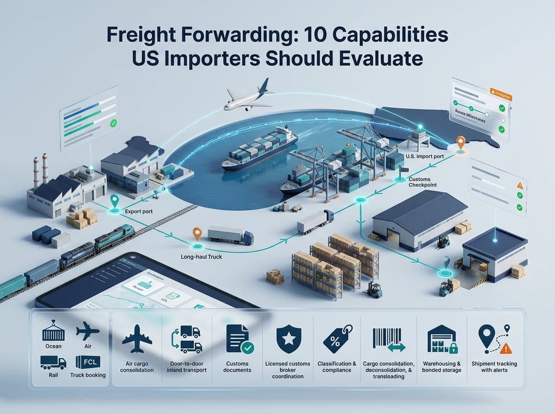 Freight Forwarding: 10 Capabilities US Importers Should Evaluate