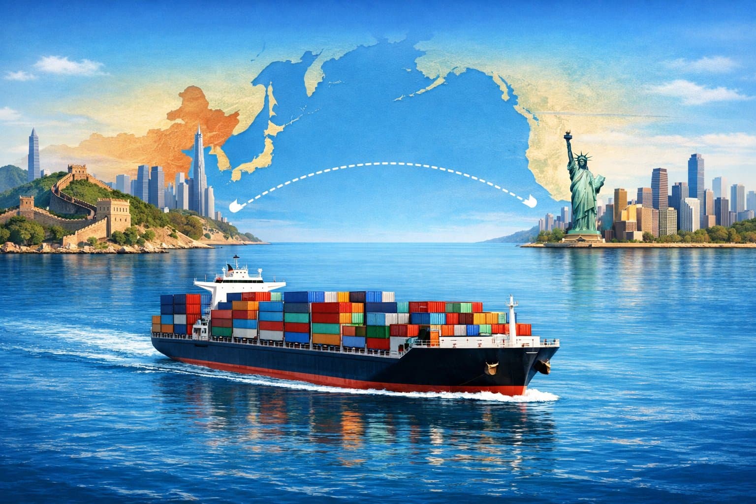 Sea Freight China USA: Complete Guide on Costs, Routes & Delivery
